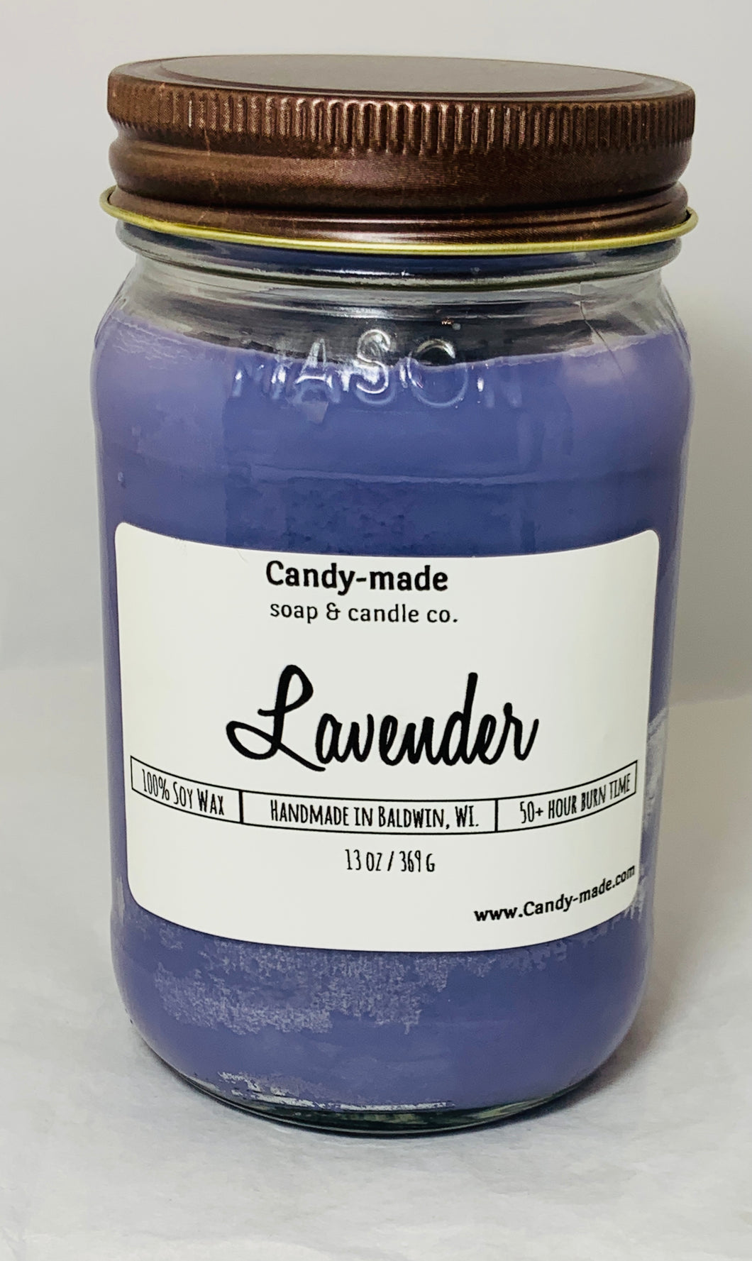 16 oz. Lavender Soy Wax Candle