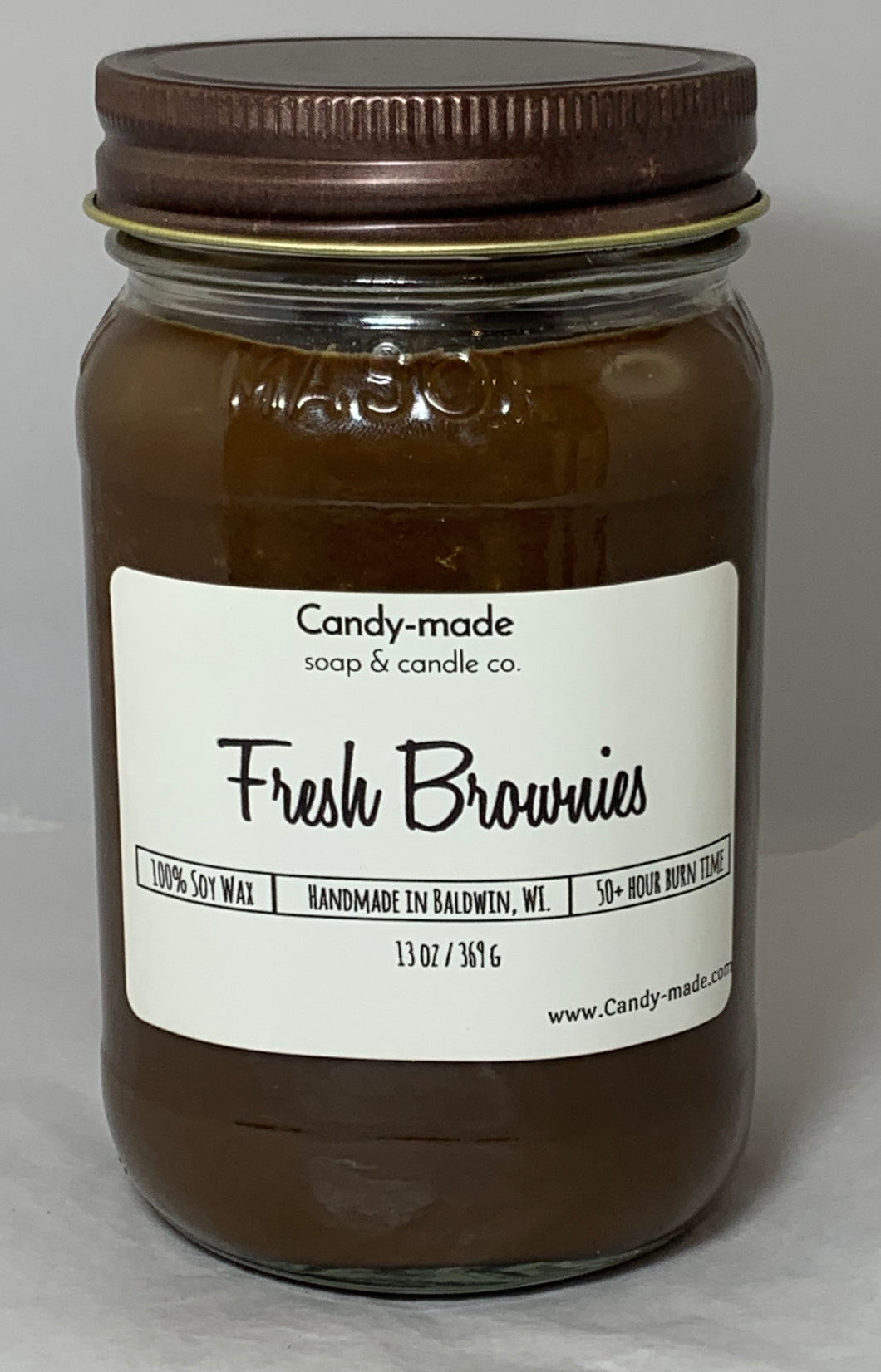 16 oz. Fresh Brownies Soy Wax Candle