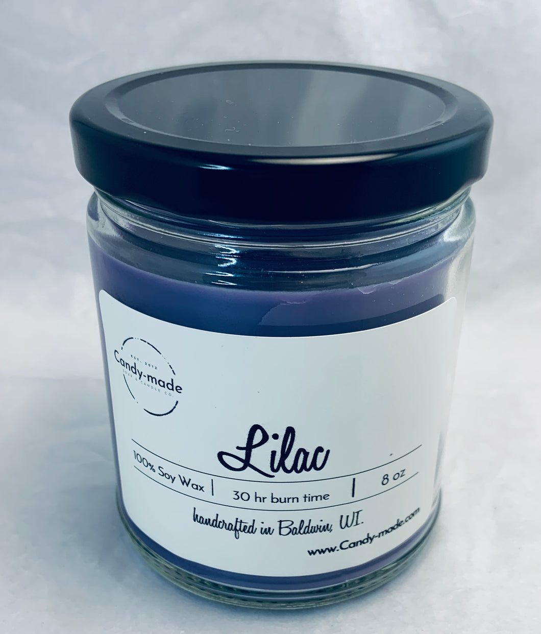 8 oz. Lilac Soy Wax Candle