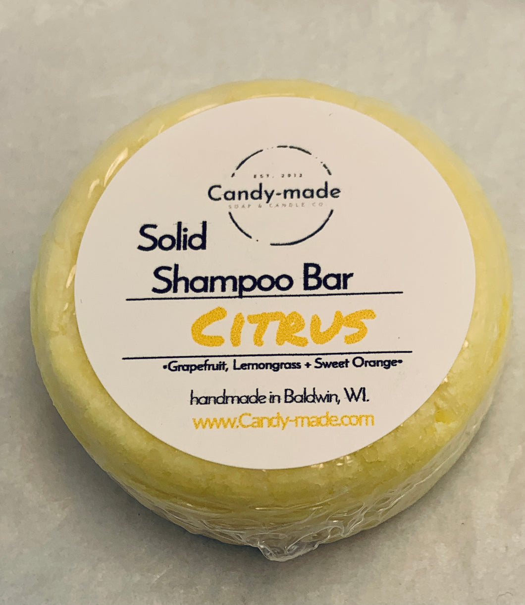 Citrus Shampoo Bar